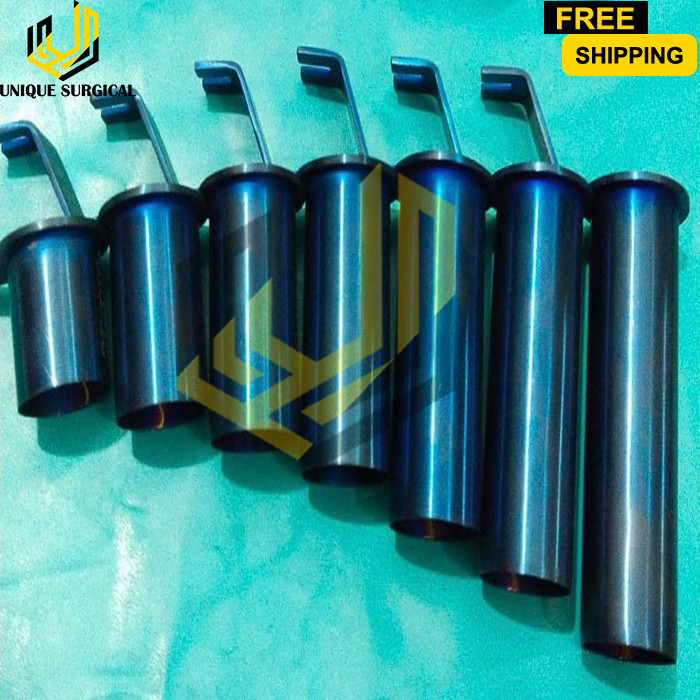 MIS Tubular Retractors Neupsy Key Gold 7 PCs 20-22mm A+ Orthopedic Instruments