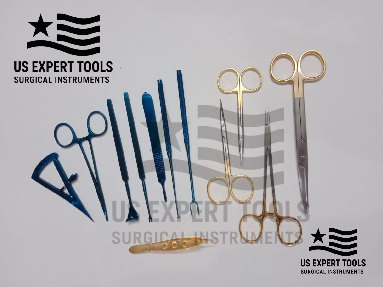 Blepharoplasty Kit,Plastic Surgery High Quality Instruments Kit Set of 11 PCs