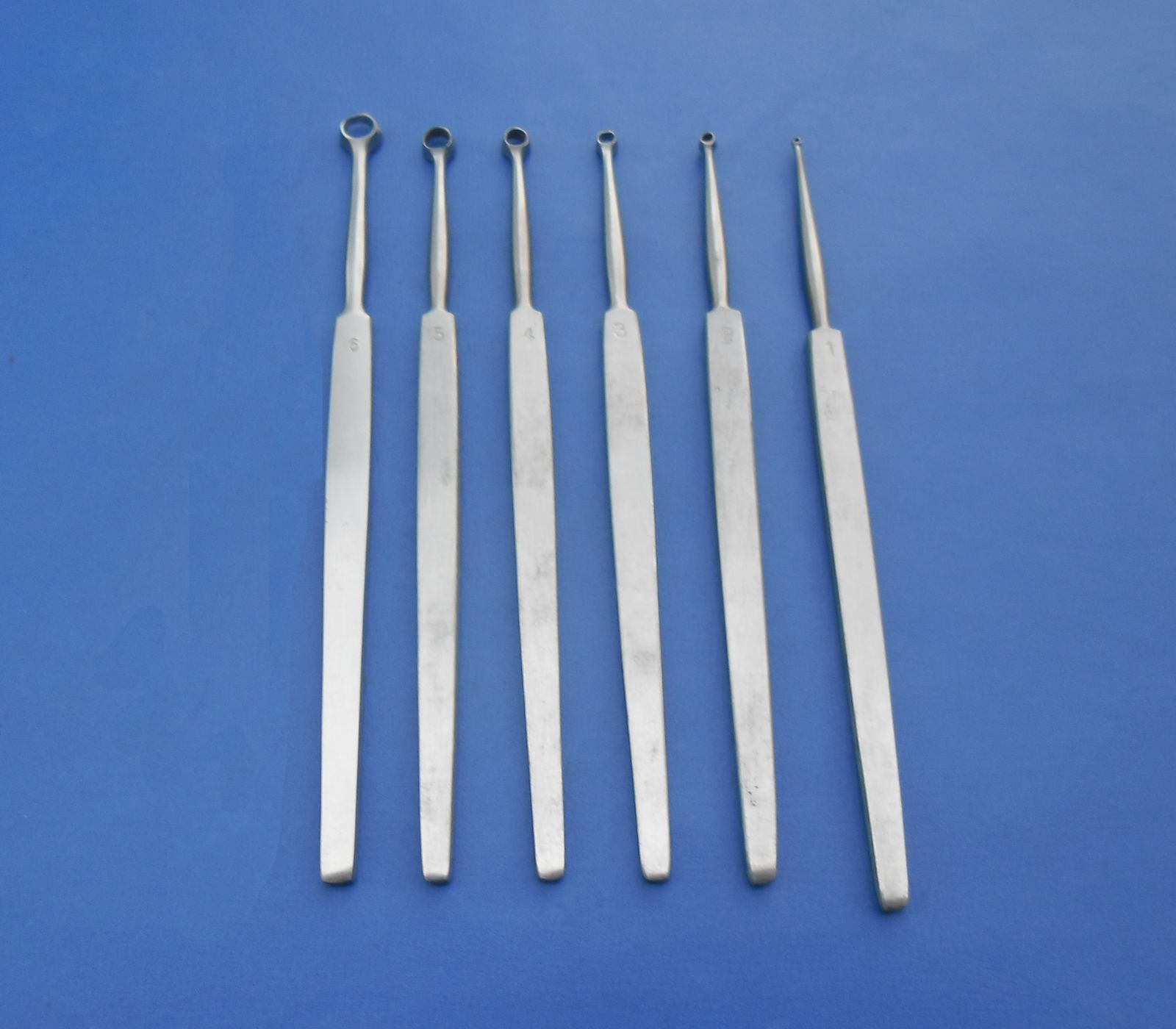 6pcs Meyhoefer Curette 5″Opthalmic Surgical Instruments
