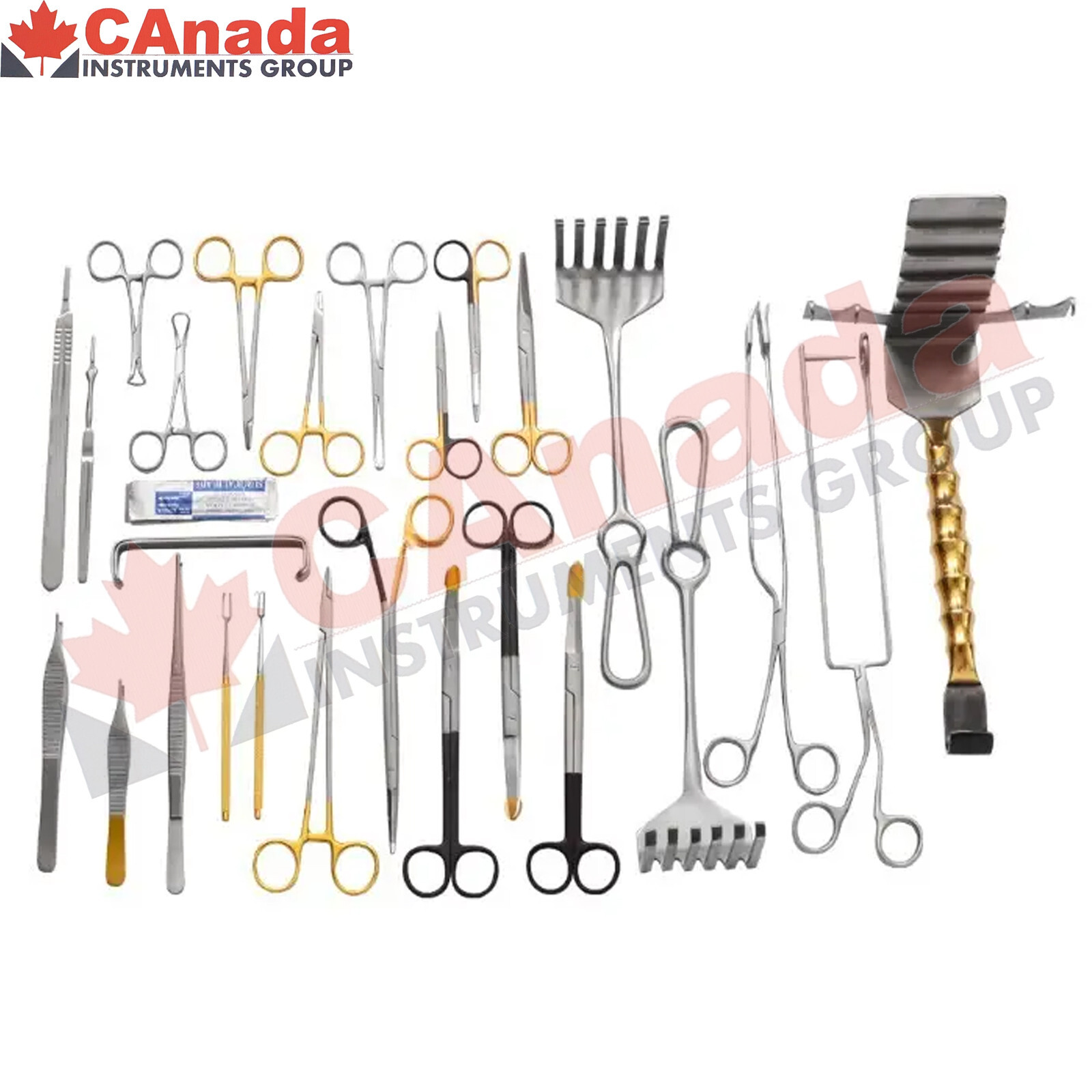33 Pieces German Steel Abdominoplasty Tummy Tuck Instrument Set
