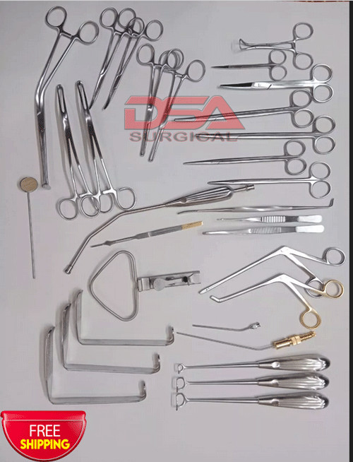 Tonsil & Adenoid Tray 30 Pcs Set Surgical Instruments High Quality