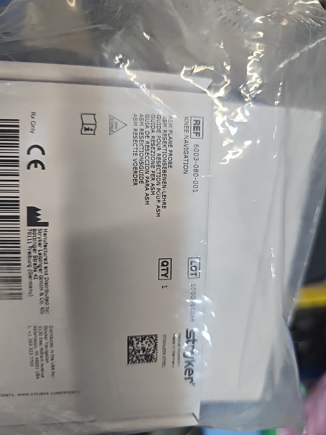 STRYKER Knee Navigation System REF 6003-080-001 ASM Plane Probe NEW IN THE BOX