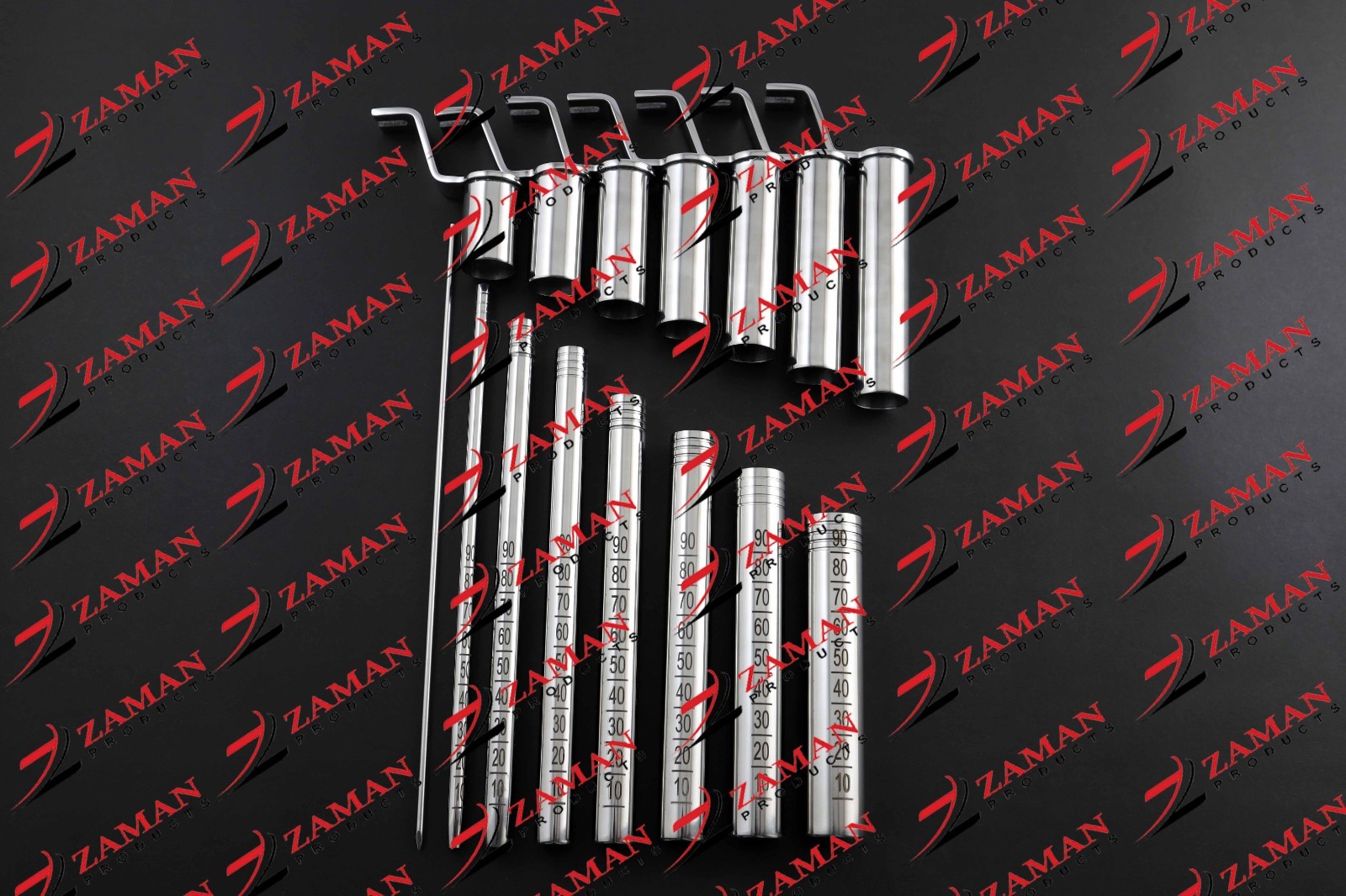 MIS Tubular Retractor Dilators + Neupsy Keys Silver 16-18 mm Surgery Instruments