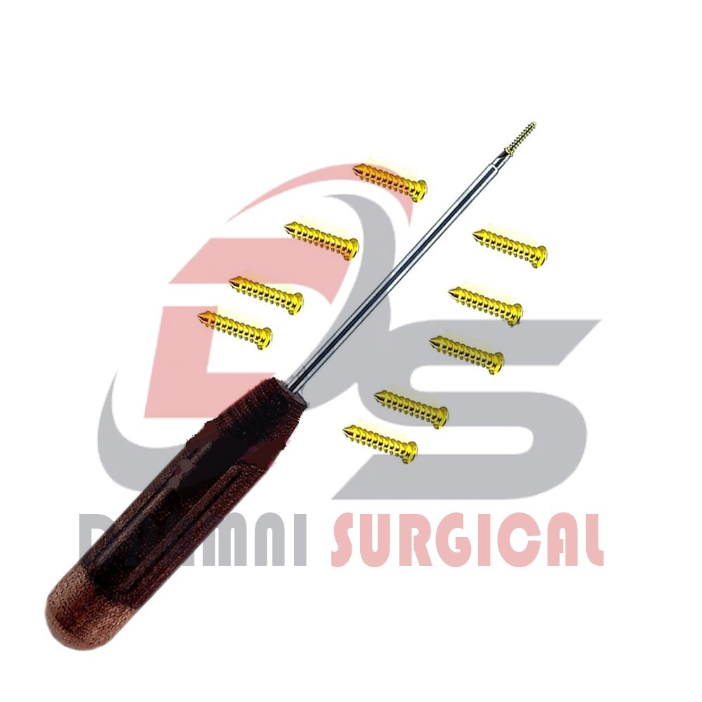 Maxillofacial Screws Cross Head Titanium 2.0mm 101 Pcs Instruments