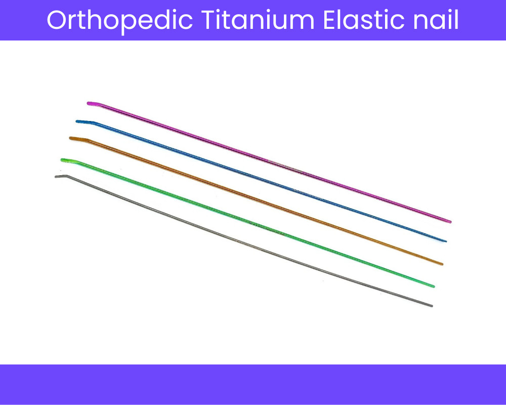 50-Pack Titanium Elastic Nails TEN Orthopedic Intramedullary 1.5–4.5mm Sterile