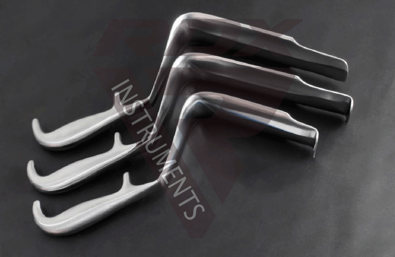 ST Mark Pelvis Retractor Deep Surgery 3 PCs Set Surgical Orthopedic Instruments