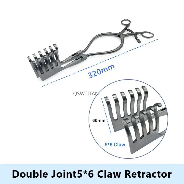 Wests Self Retaining Retractor Multi-Hook Retractor Orthopedic Instrument