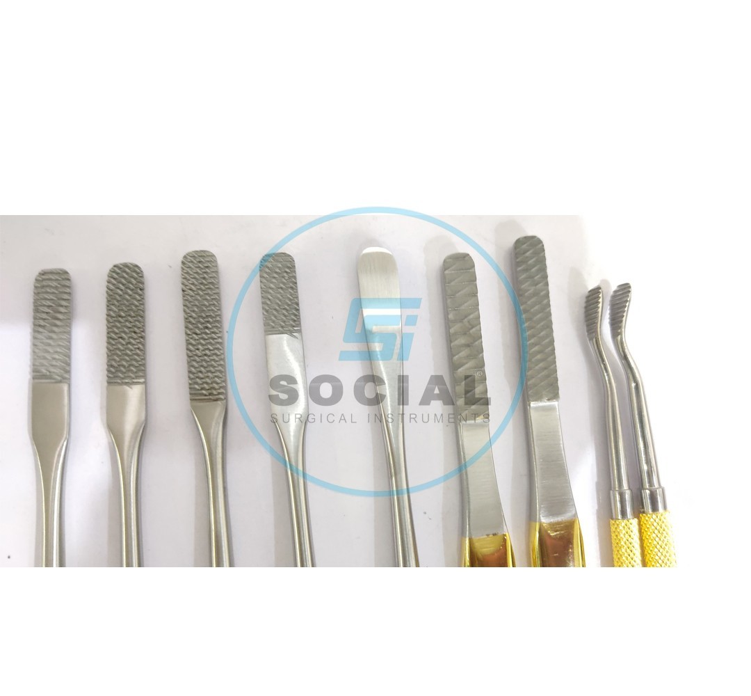 Nasal Rasp Rhinoplasty Nasal Nose Job Rasps Care Instruments Set Of 9 Pcs