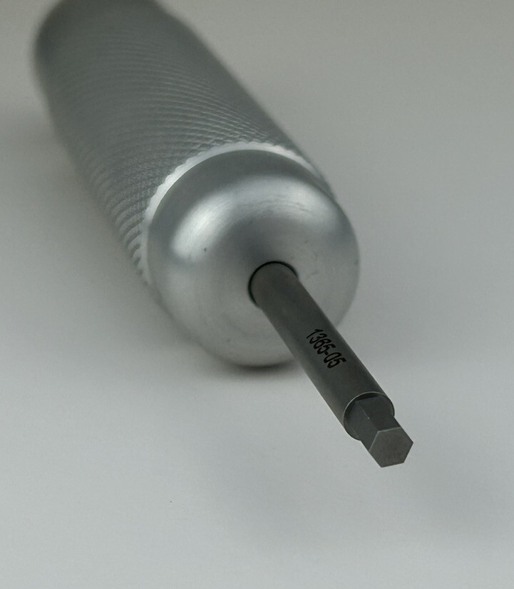 ZIMMER 1365-05 Hex Wrench For Orthopedic Hand Pieces 3.5mm Width 5in Length