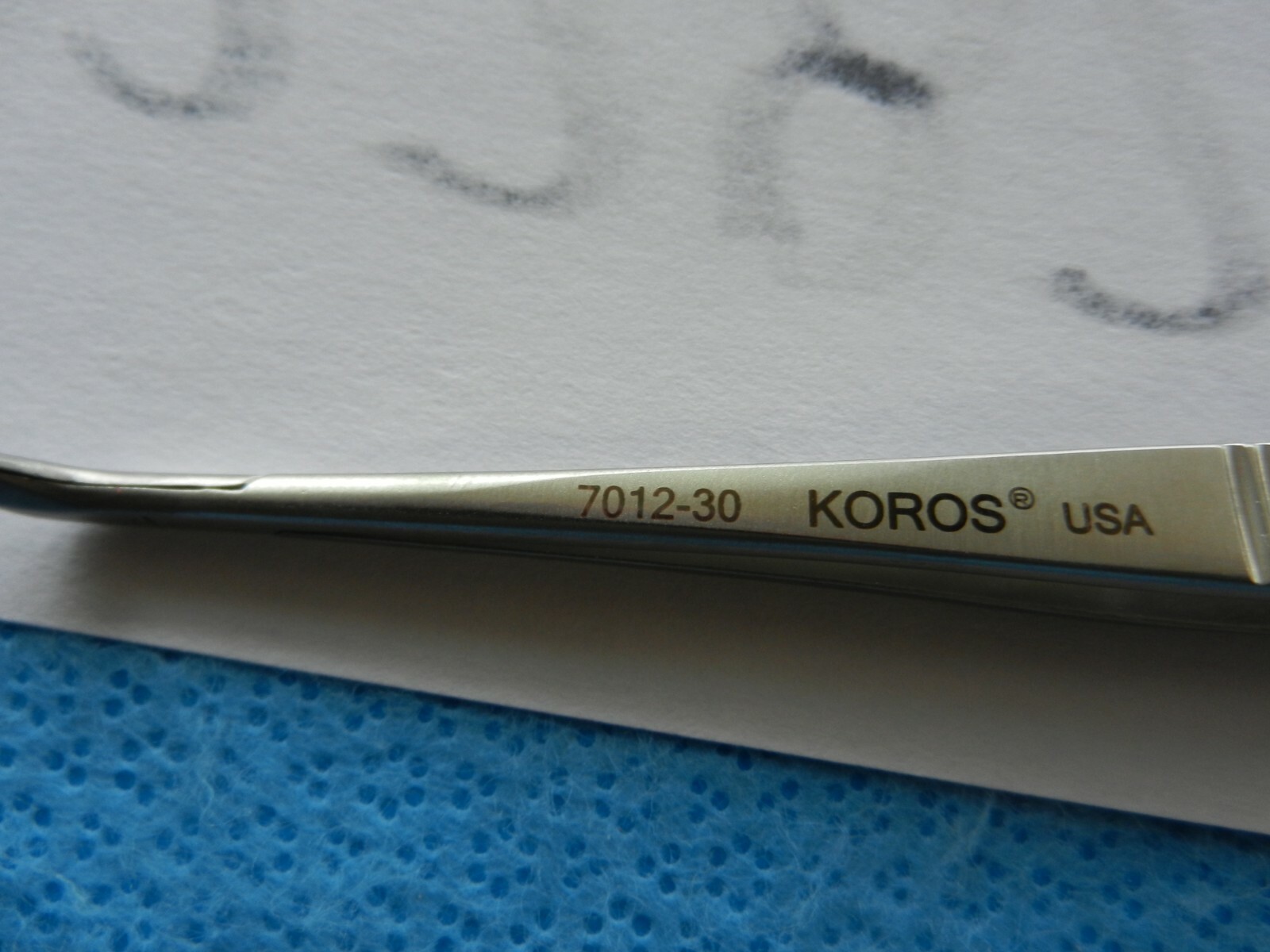 D2282 Koros Surgical 45 Degree Scissors 7012-30 NEW!