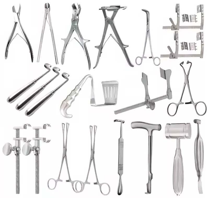 Chest Surgery 21 Pcs Set Thoracic Emergency Nasal General Thoracotomy Set