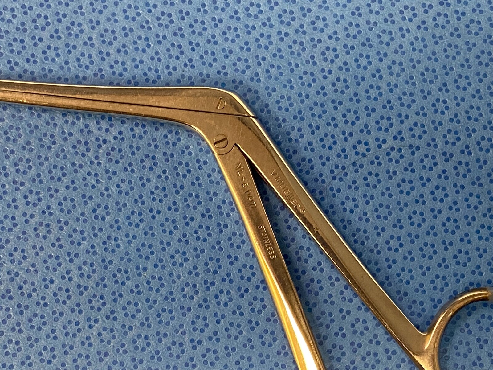 V. Mueller NL6147 Love Gruenwald Pituitary Rongeur Forcep Angled Up Orthopedic