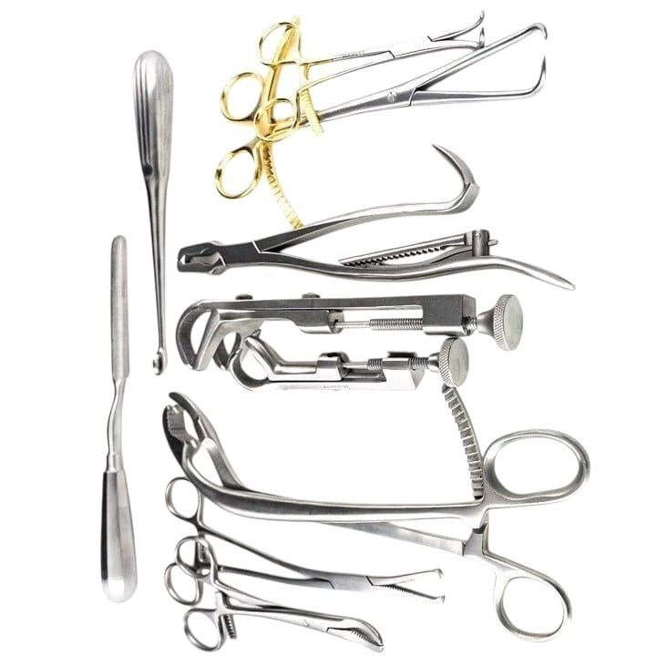 Assorted Orthopedic Surgical Instruments 10 Pcs Custom Made Set – German Grade