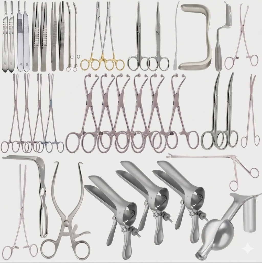 Vaginoplasty Surgery Instruments Set of 39 Pcs Brand New