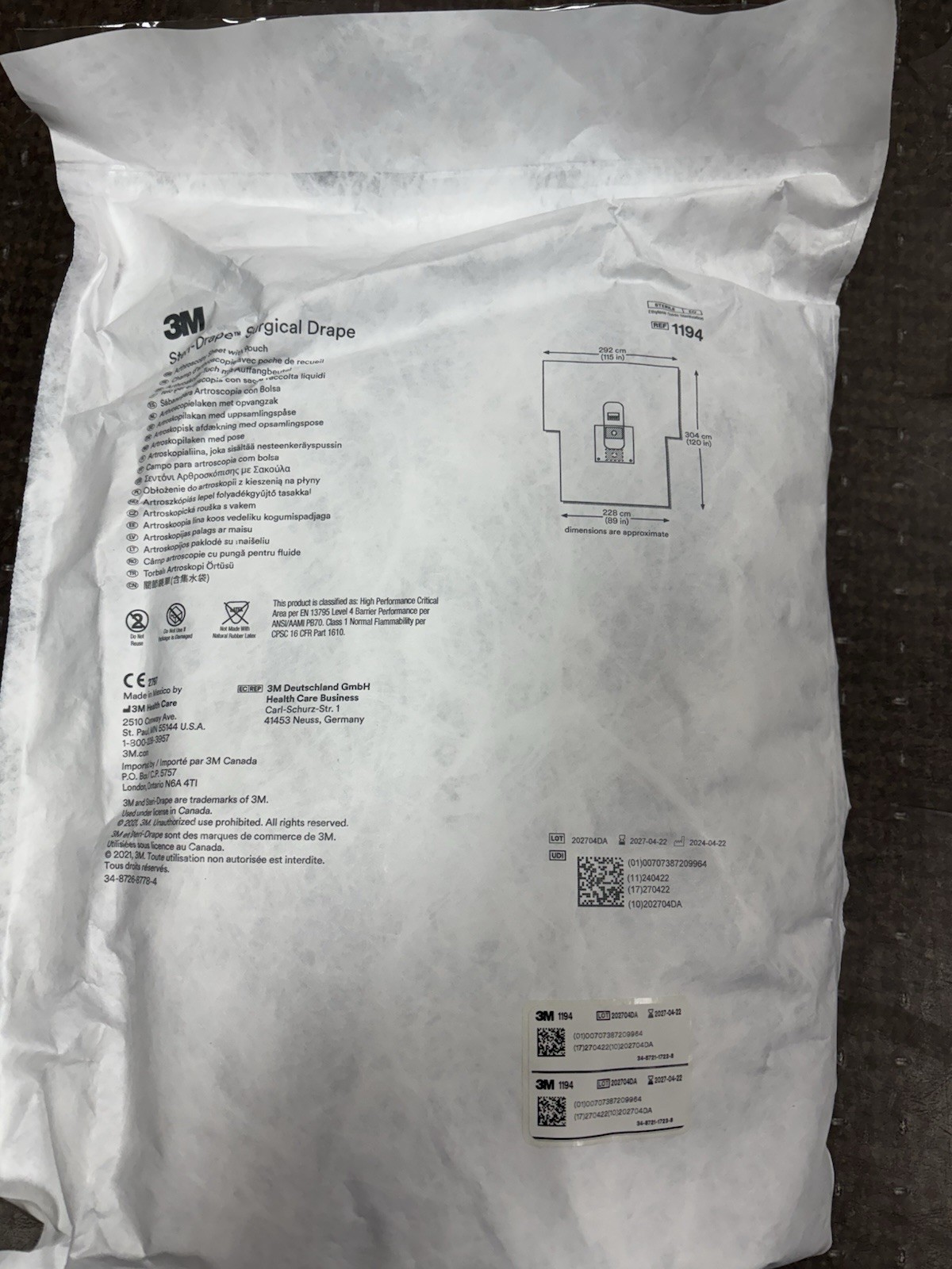 3M Steri-Drape Surgical 1194