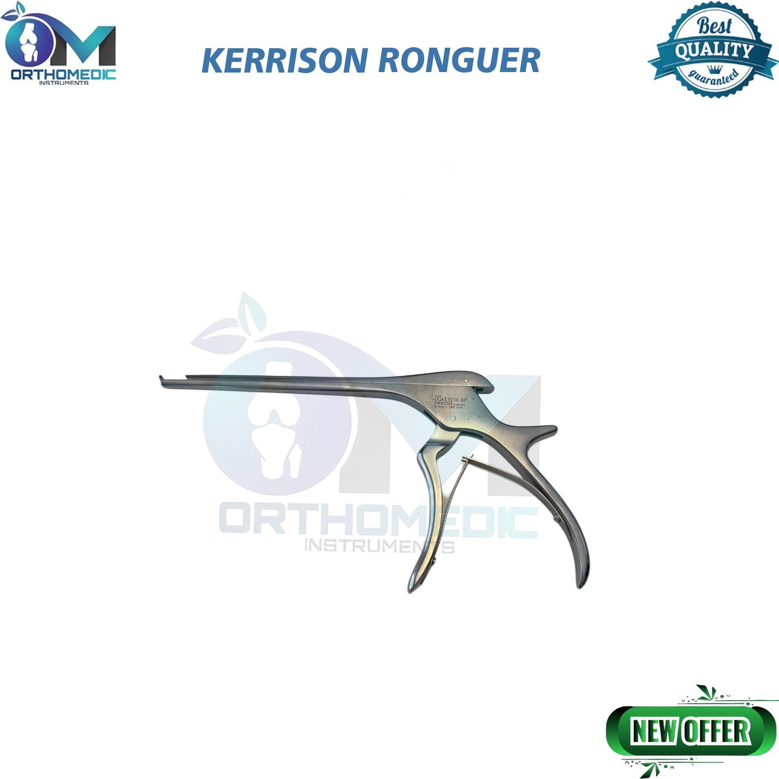 Aesculap FM825R 5mm X 40° Up Kerrison Ronguer, 7