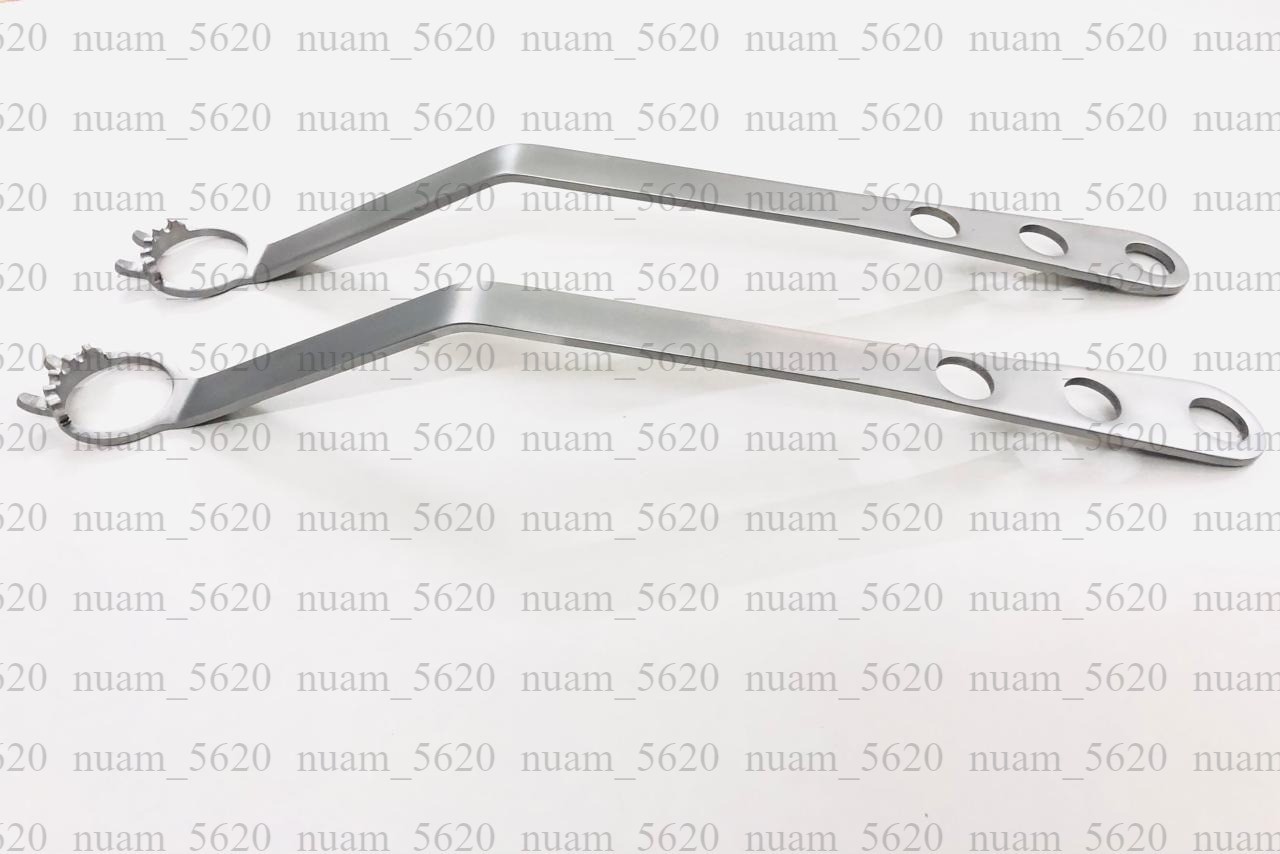 2x Access Glenoid Retractor Hole Diameter 30x36mm O/L 13.5″ Shoulder Orthopedic