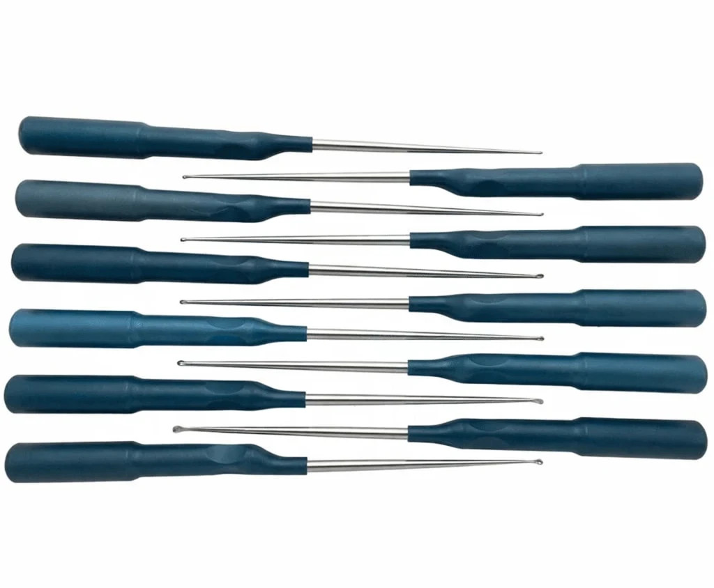 Set of 11 Codman MicroSect Curettes MIS Spine Curettes Cervical Neuro Orthopedic