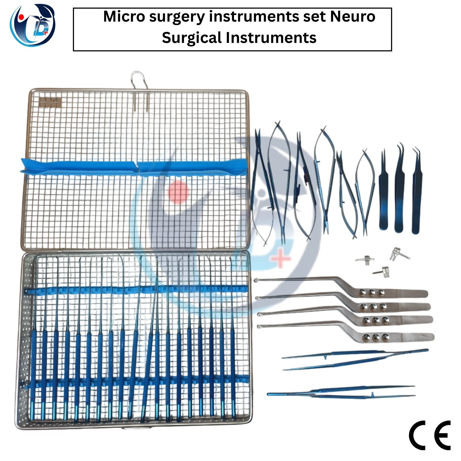 Micro surgery instruments set Neuro Surgical Titanium coated Instruments