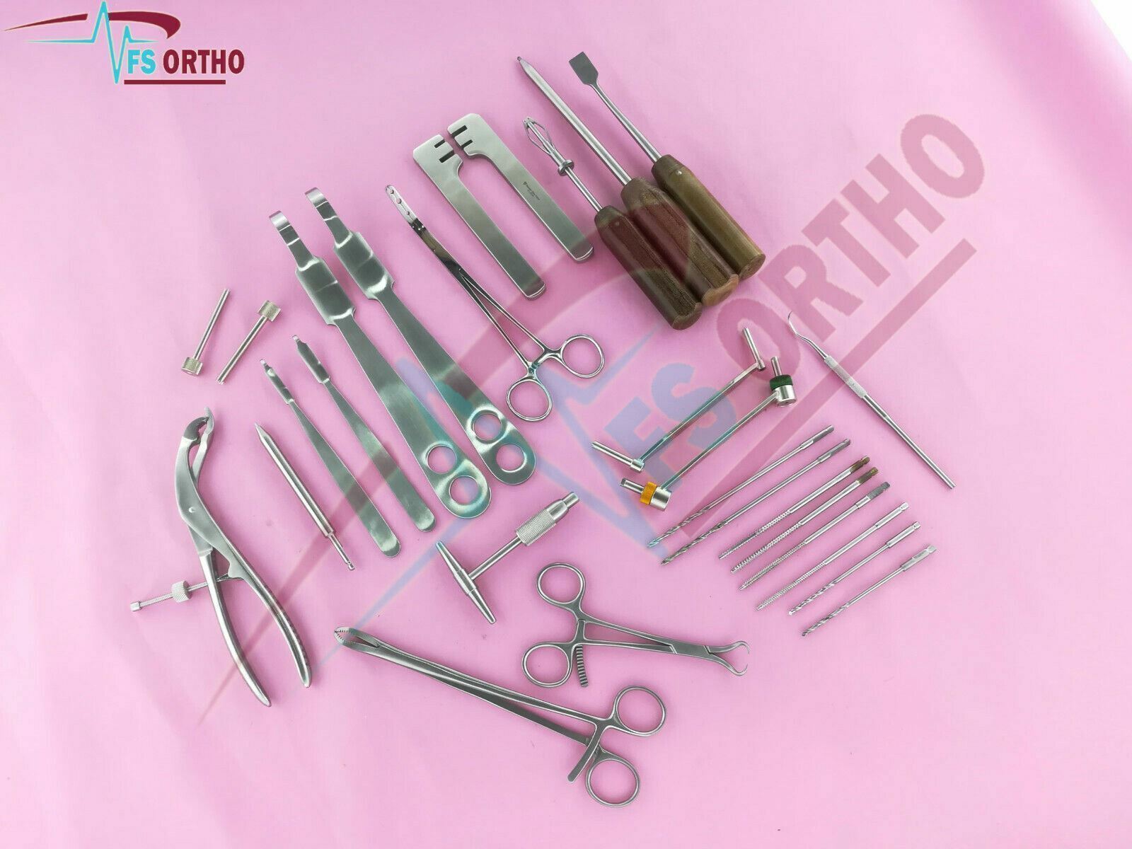 Small Fragment Instruments Orthopedic Surgical Instruments 30 Pcs Set