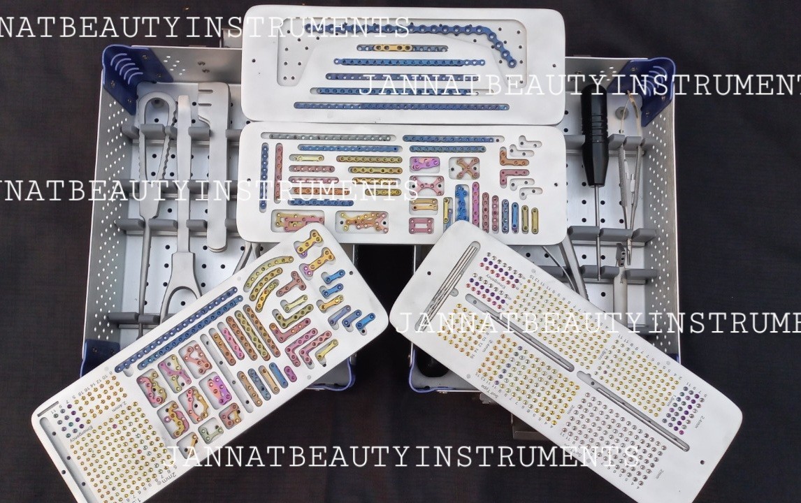 Maxillofacial Titanium Plates & Screws Solution 1.5, 2.0 & 2.5mm Locking System