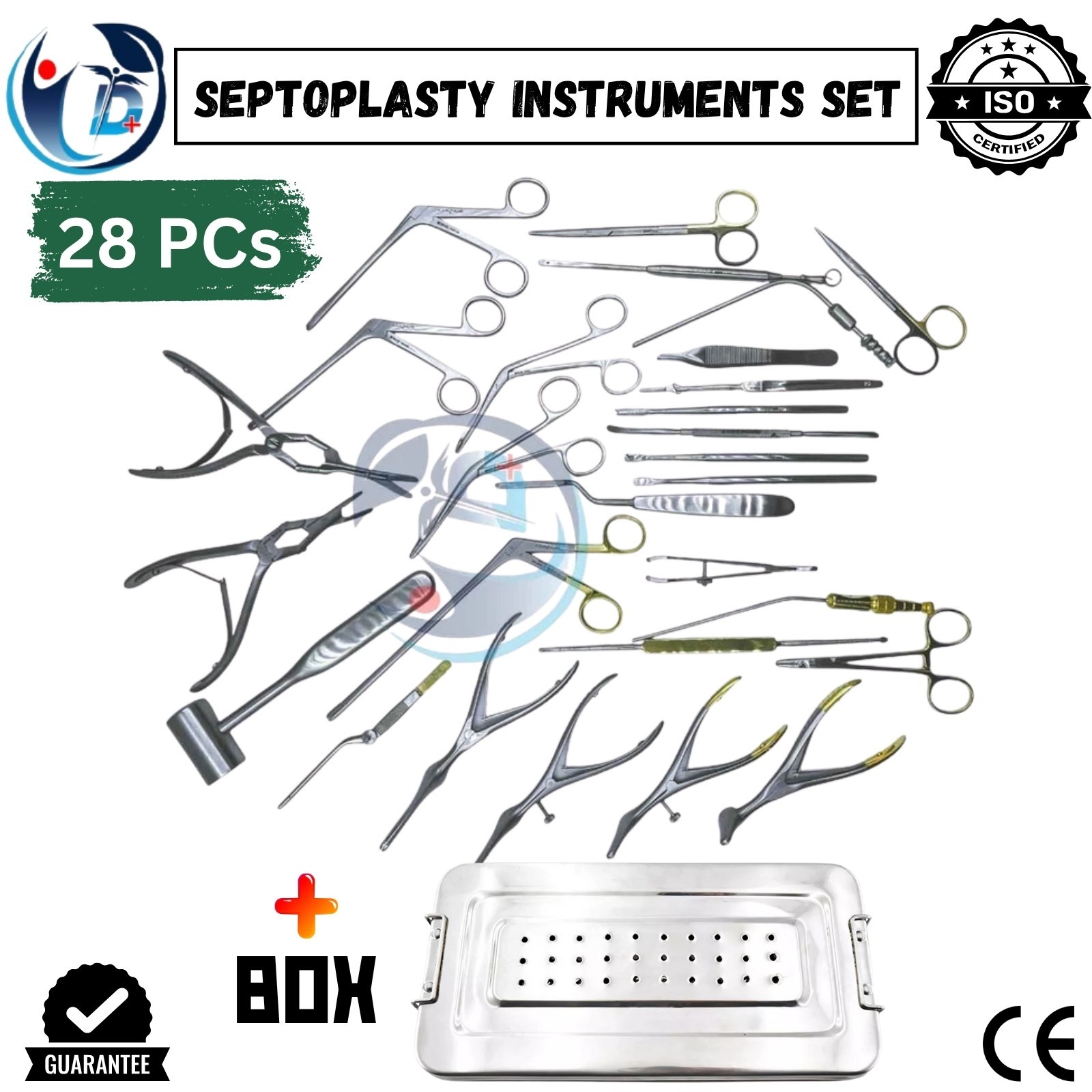 Septoplasty Instruments Set of 28 Pcs Nasal Surgery Tools Set German Quality