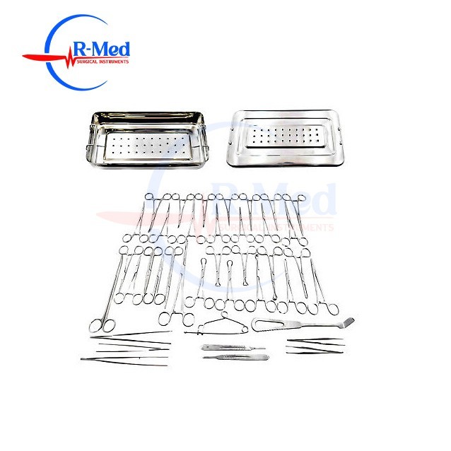 40 PCs Appendectomy & Hernia Surgical Instruments Set With Instruments Box