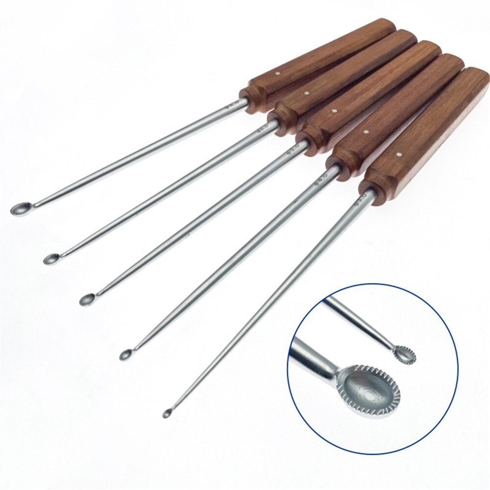 Orthopedics Bone Curette Bone Spoon with teeth Orthopedics surgical Instruments