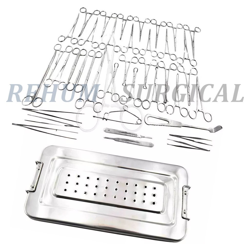 40 Pcs Set Appendectomy & Hernia Surgical Instruments with Instruments Box