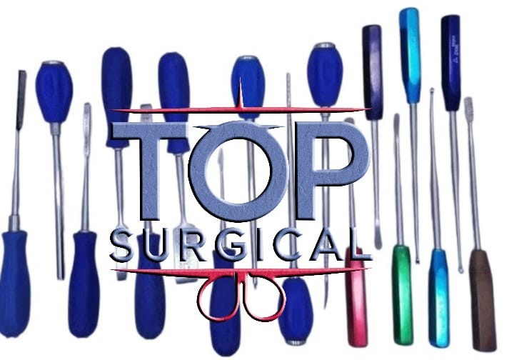 Spine Vertibal Body Instruments 17Pcs Silicon & Aluminum Anodized Handles