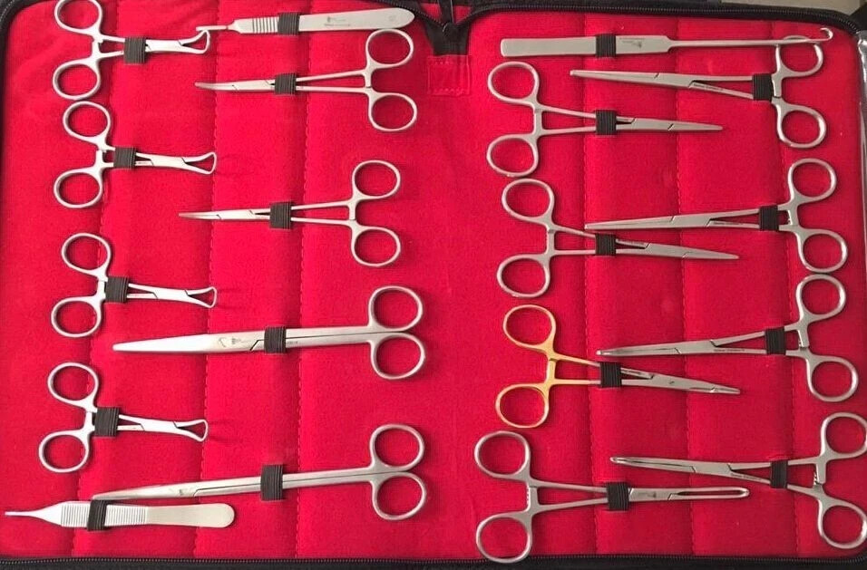 19 PCS HIGH QUALITY MADE GENRAL SURGERY INSTRUMENTS SETS