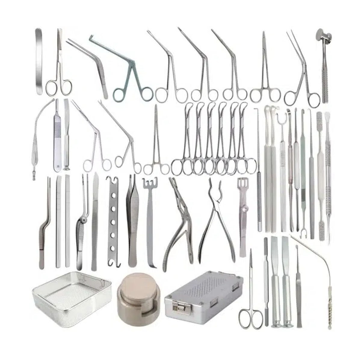 60 Piece Septoplasty Surgical Set for Correct Deviated Septum Nasal Instruments