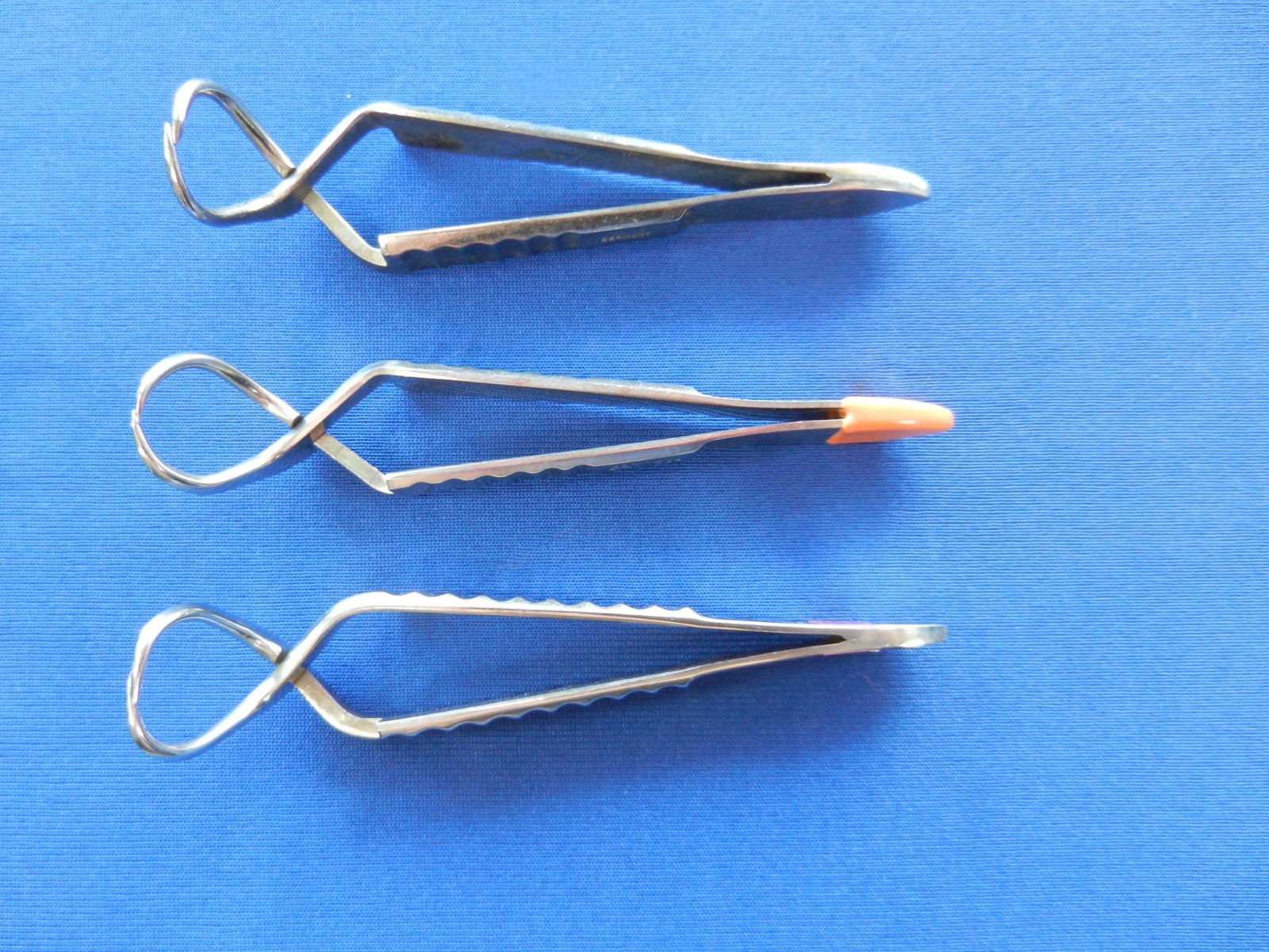 E7285 Lawton Sklar Miltex Lot of 6 Jones Towel Forceps
