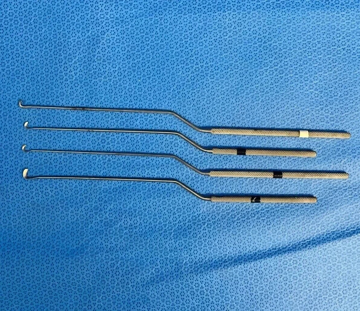 V. Mueller NL3785-131/133 Hardy Rhoton Curved Elevator Set Transsphenoidal Neuro