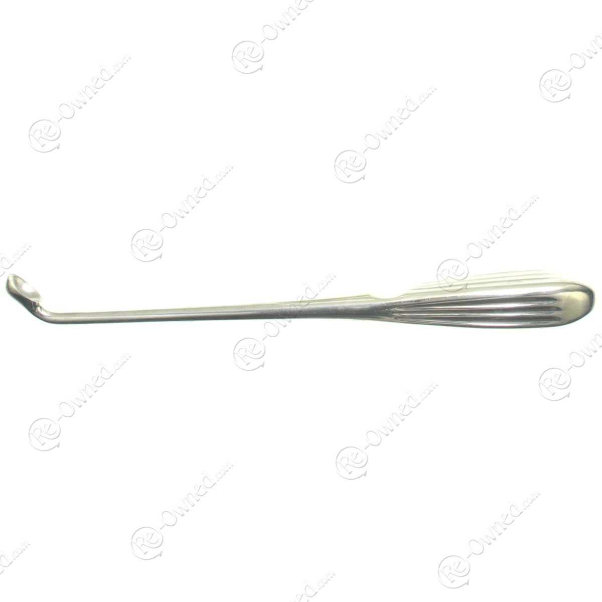 Brun Bone Curette Oval Cup, 9in, Angled Tip, Size 6 X:NL6760-009