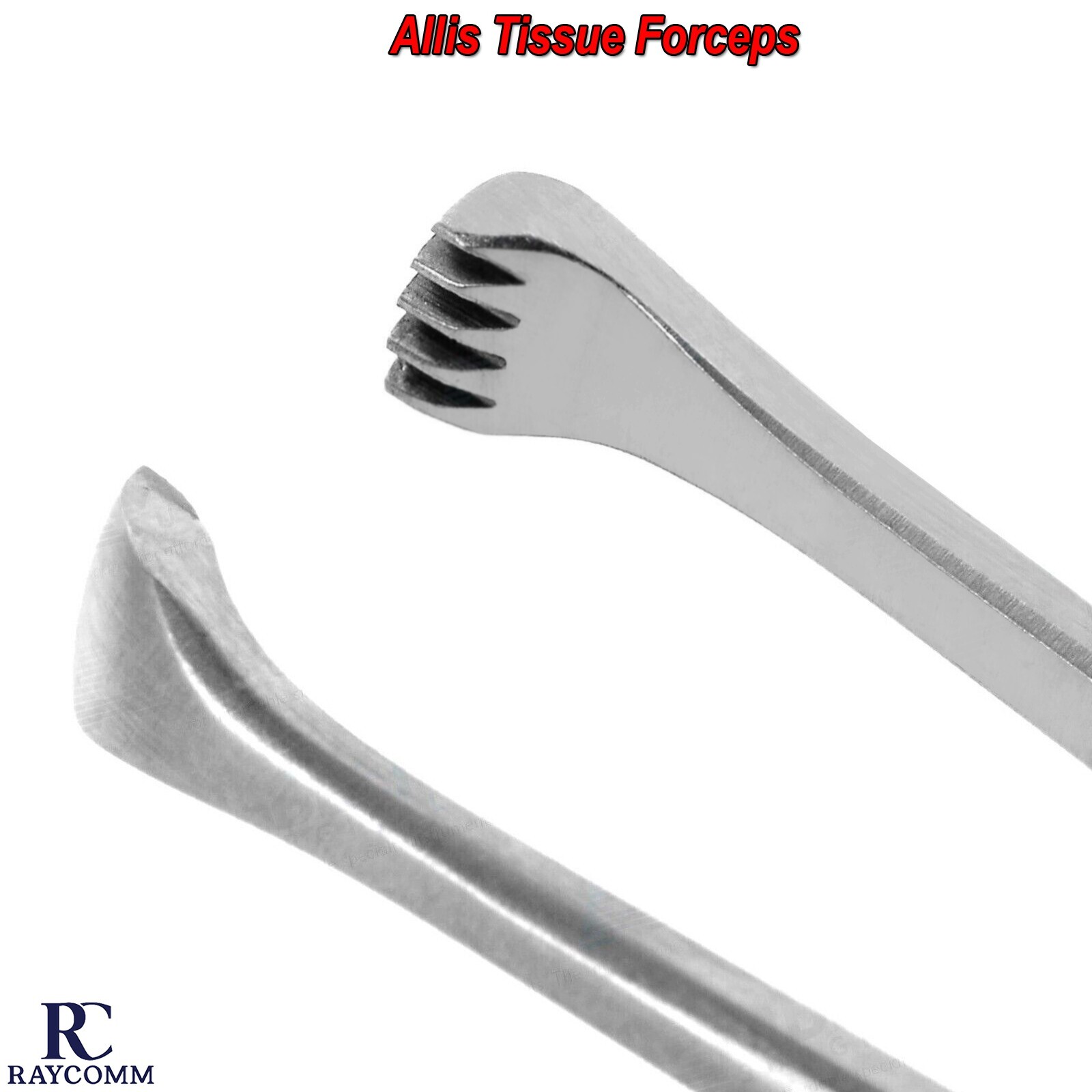 Surgical Allis Tissue Forceps Clamp Stainless Steel Gyneclogy Instruments