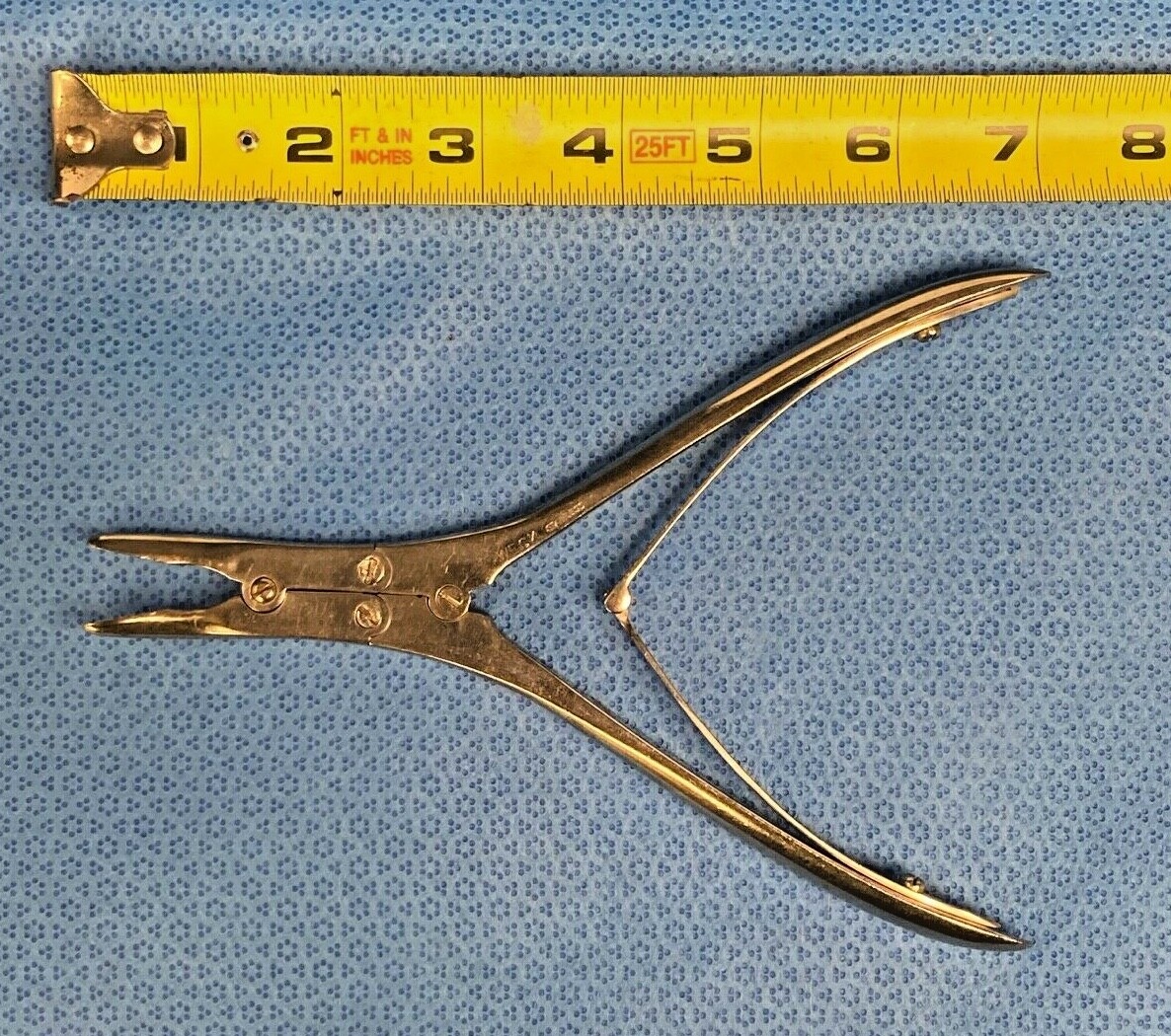 Weck Pilling Curved 3mm Jaw Double Action Ruskin Bone Rongeur Orthopedic