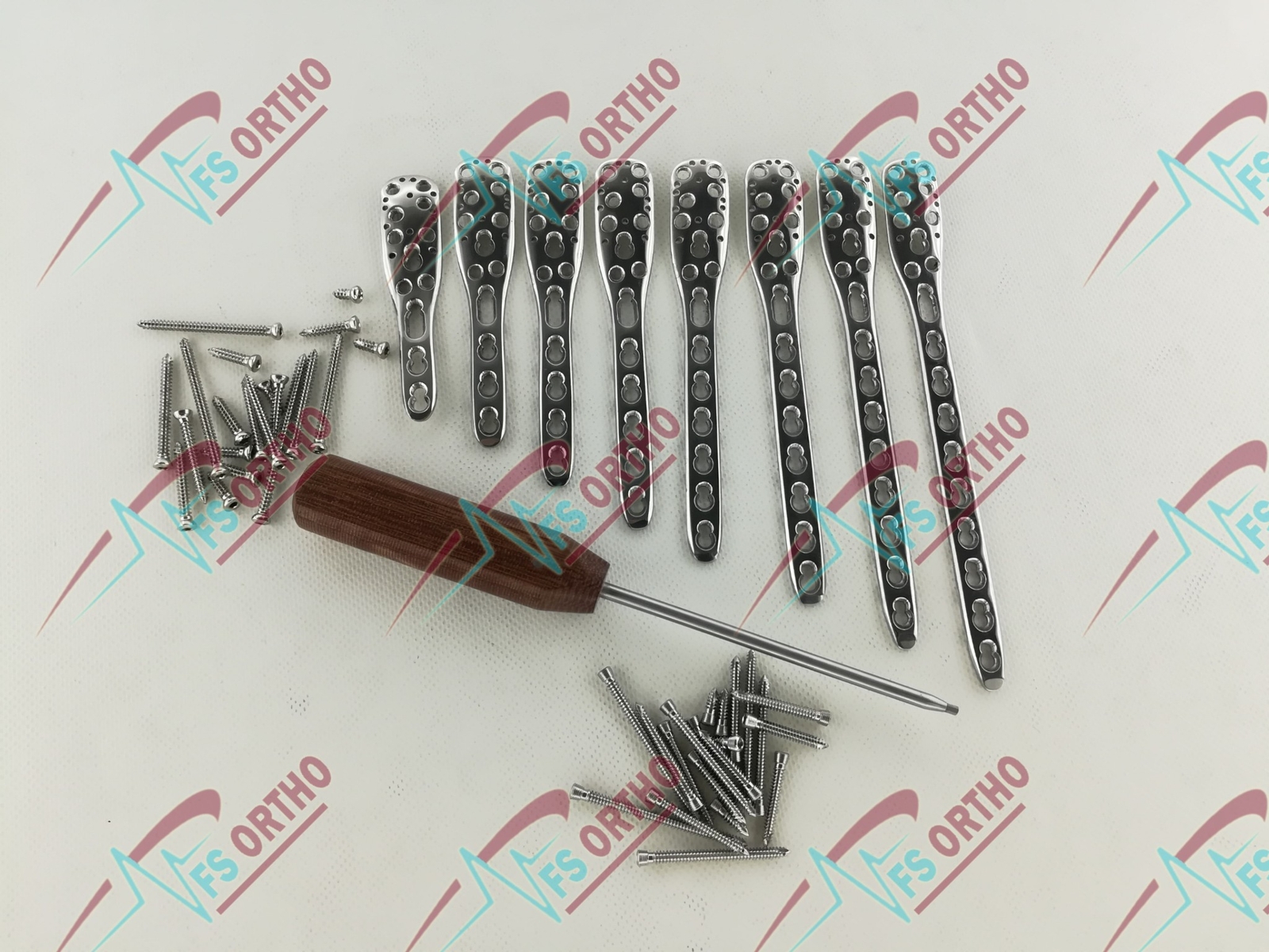 LCP Proximal Humeral PHILOS Plates 3,5,7 ,9 &11 H & LCP Screws Set of 57pcs