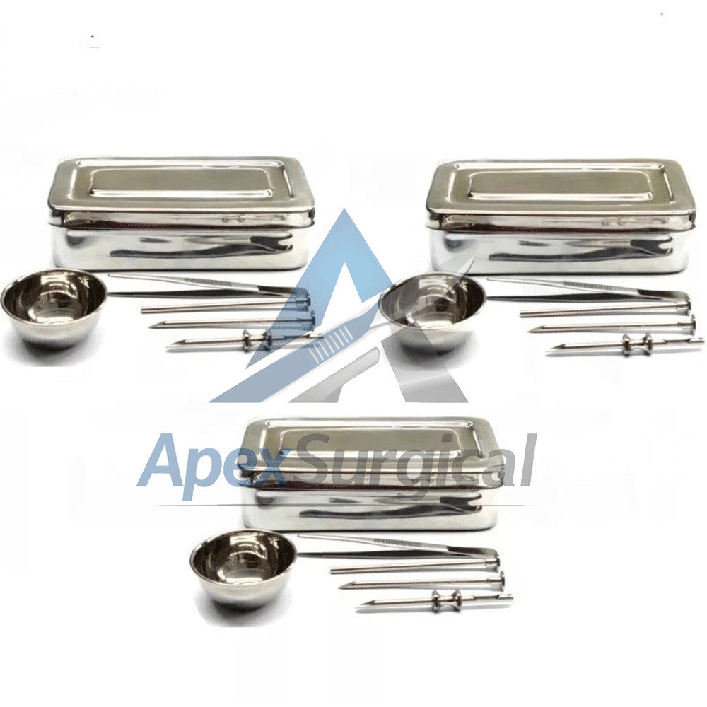 3 HRT Trocar kit 3.5mm 3 kits ,Hormone Replacement Pellet Insertion Kit 3 Sets