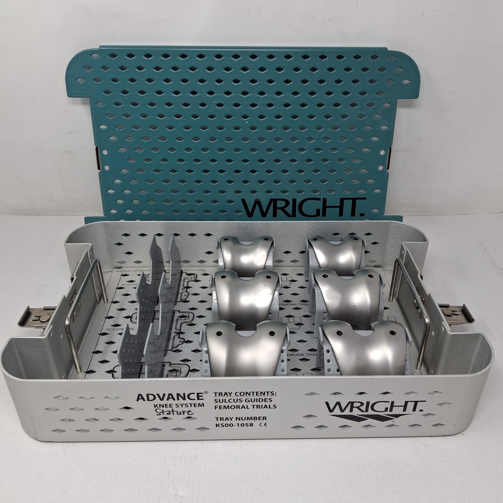 Wright Surgical KS00-1058 Advance Knee System Femoral Trials