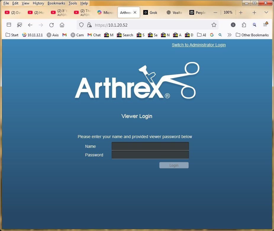 Arthrex Synergy HD3 AR-3200-0001T
