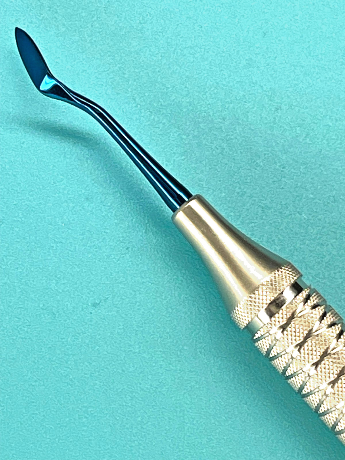 Aet of 3 Dental Plastic Filling Instruments PFI 1T, Titanium Blue Coated Tips