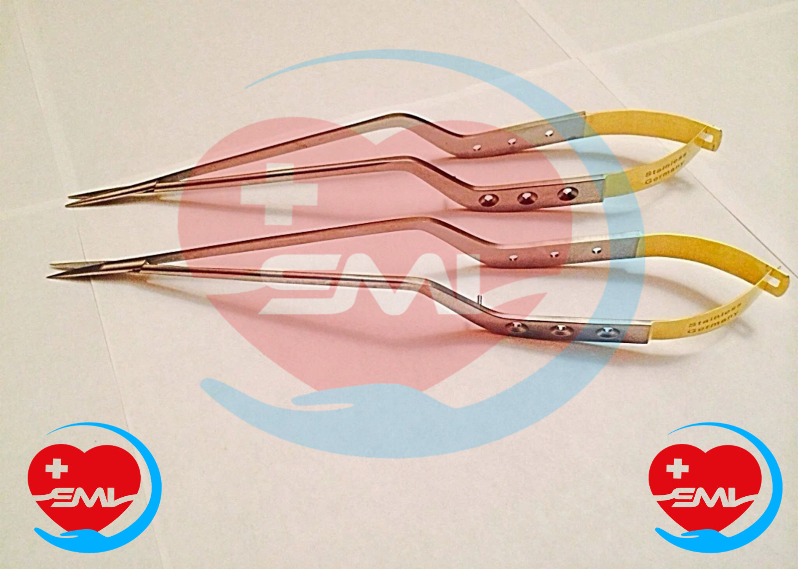 Kamiyama Micro Scissor Neurosurgery Bayonet Handle 16cm & 18cm German Quality