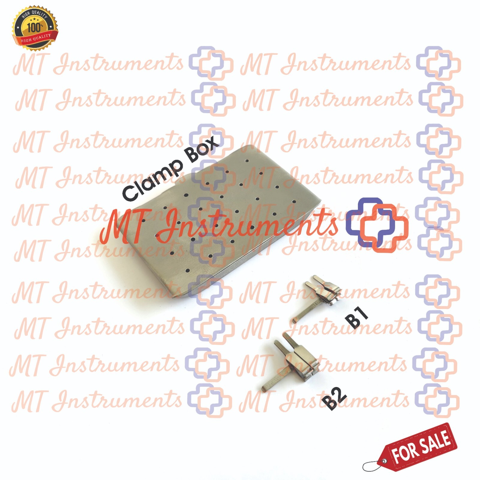 Acland Micro Clamps B1 & B2 Set For Micro Surgery With Clamp Box Vessel Clamps
