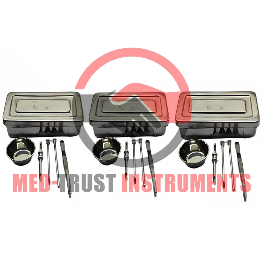 3.5mm HRT Trocar kits Hormone Replacement Pellet Insertion Trocars 3 Sets