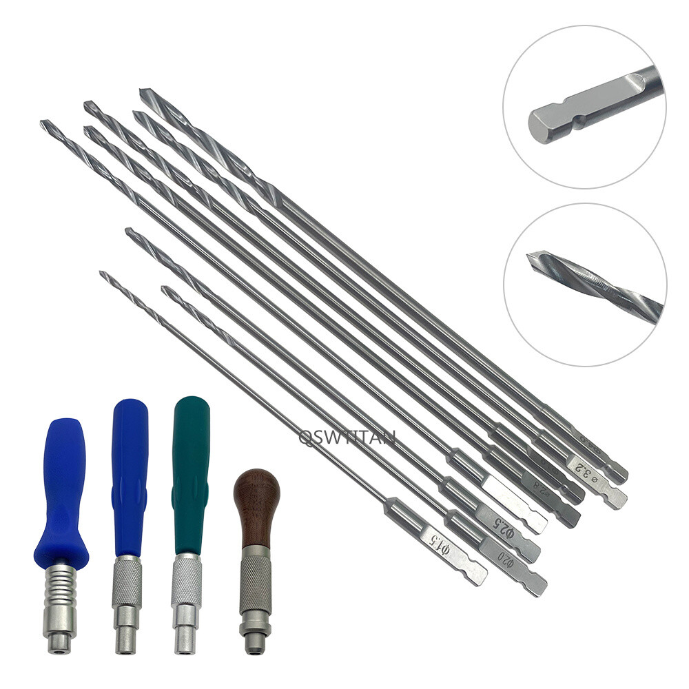 Bone Drill AO Quick Change Drilling bits Stainless Steel Orthopedic Instrument
