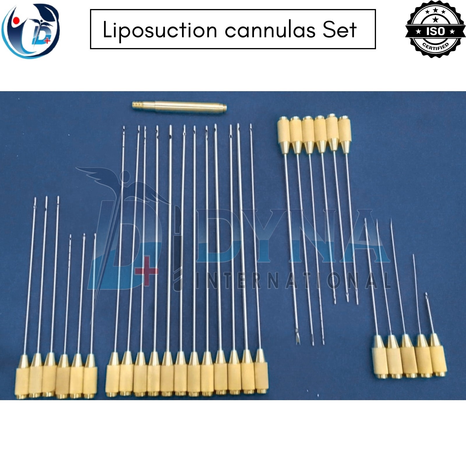 Liposuction cannulas Set of 30 pcs plastic surgery instruments