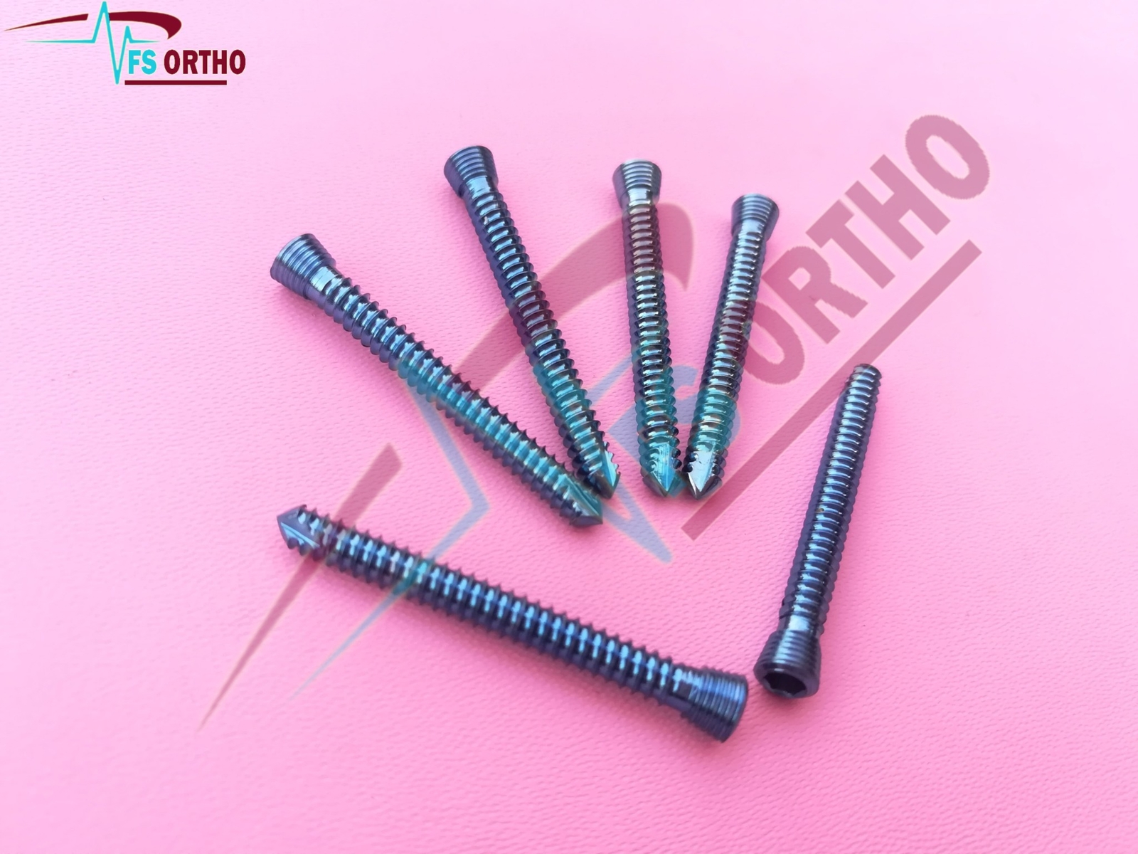 Safety Locking Screws 3.5mm self-tapping Titanium screws (100 pcs) Orthopedics