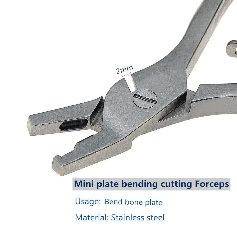 Orthopedic Instruments for Mini Plate Bending Forceps Bone Plate Bender cutter