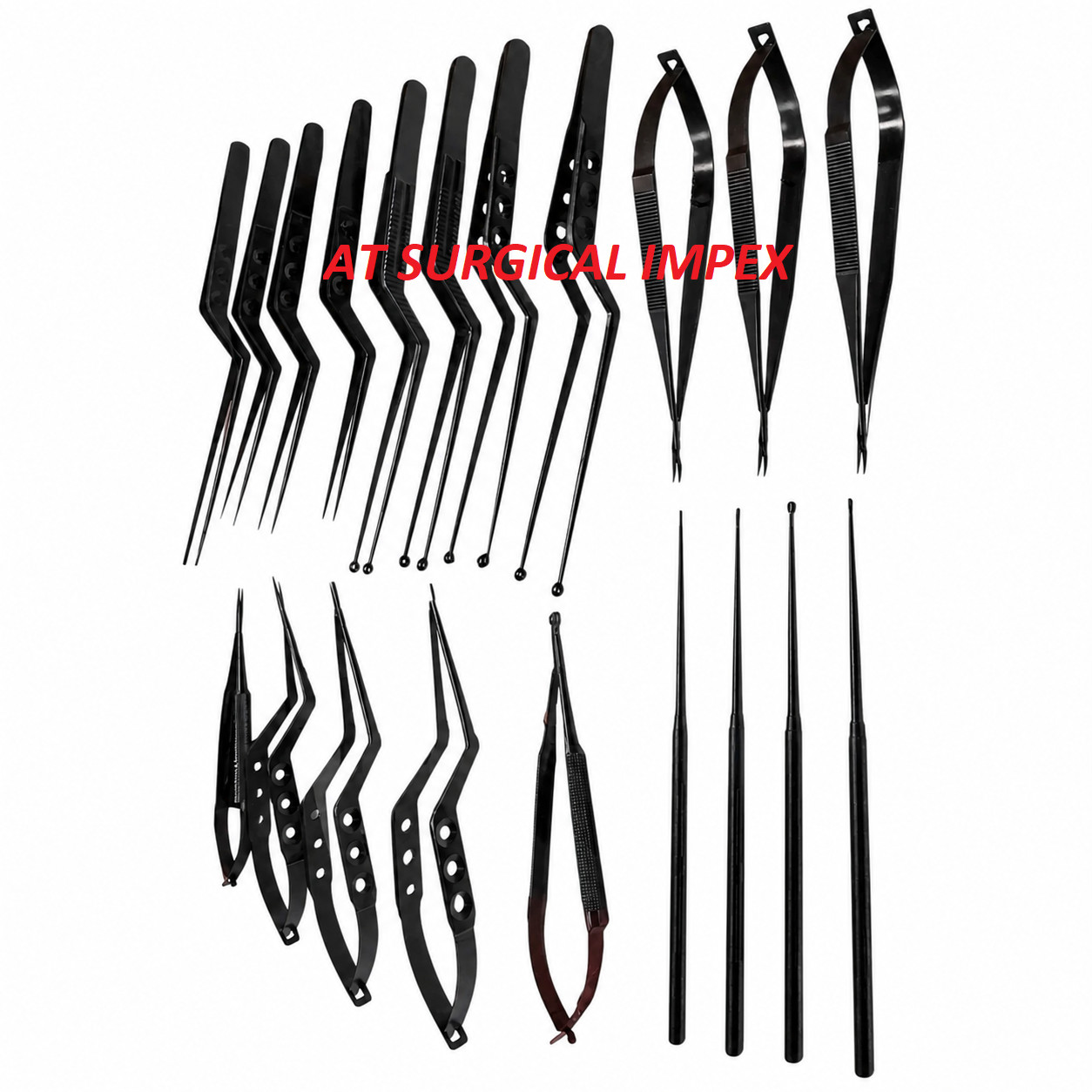 Kamiyama Micro Neuro Surgery Instruments Set 20 Pcs Precision Tools Kit